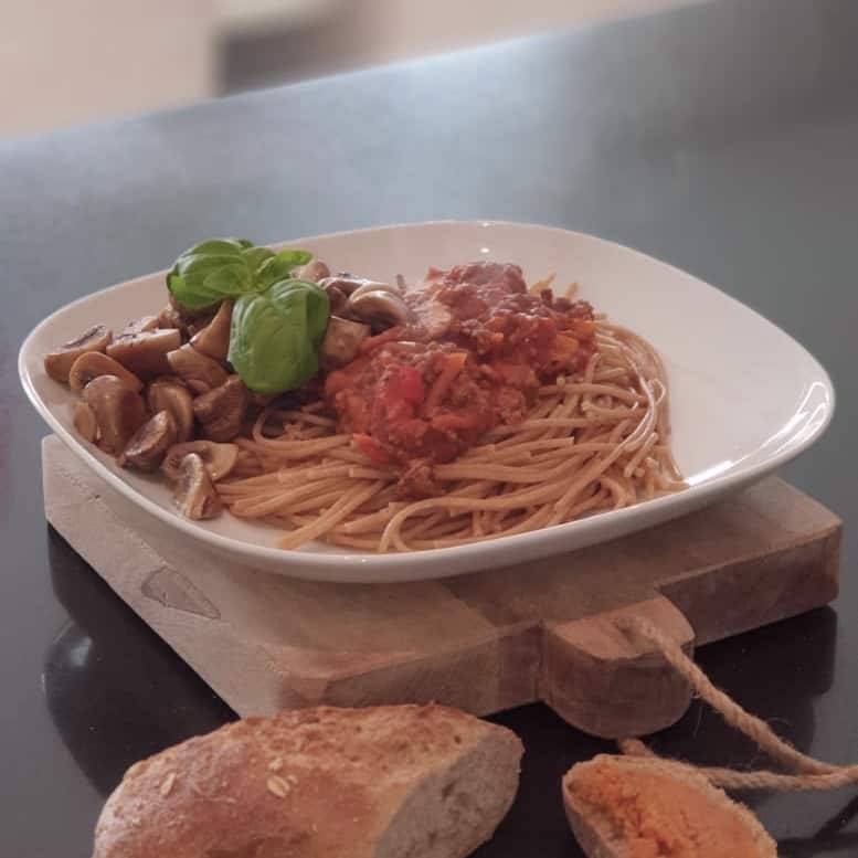 Spaghetti met saus