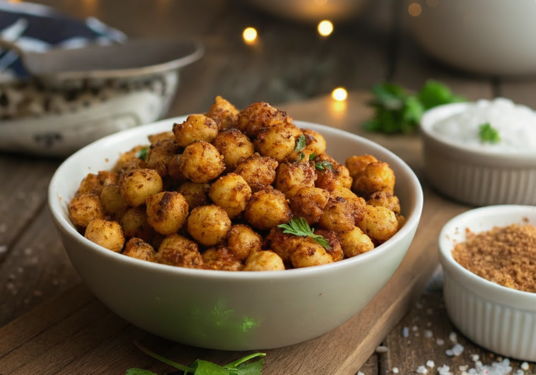 Geroosterde Kikkererwten in twee varianten